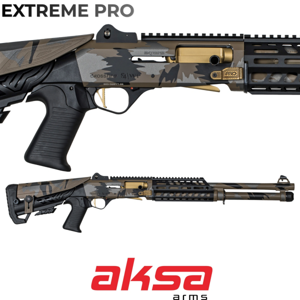 Aksa Crossfire S4 Extreme Pro Camo 2 Çöl Otomatik Av Tüfeği