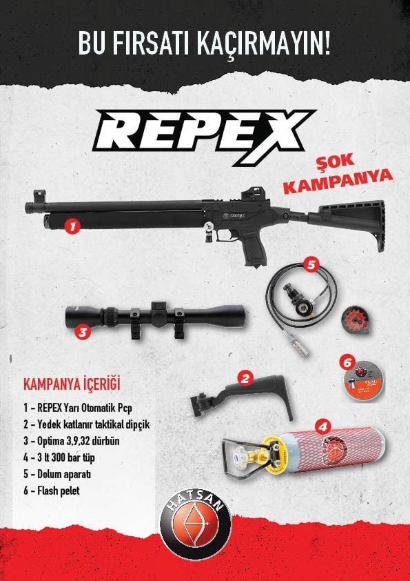 Hatsan Repex Pcp Havalı Tüfek Seti