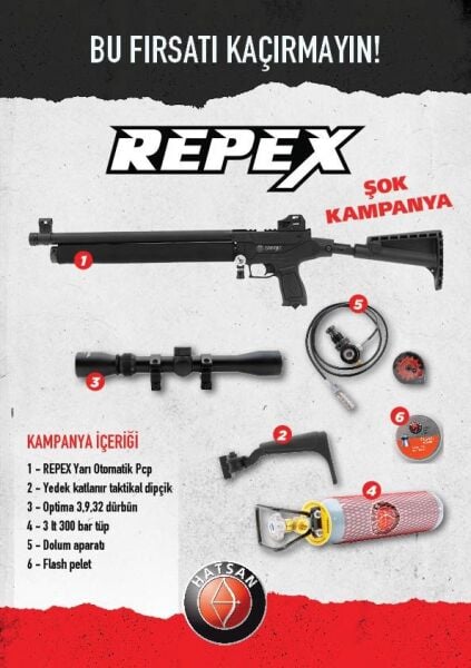 Hatsan Repex Pcp Havalı Tüfek Seti