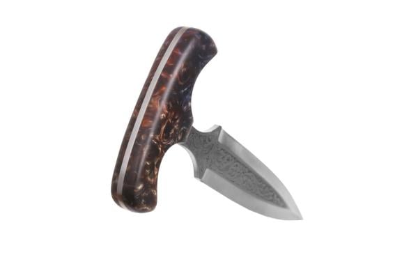 Bora Push Dagger Stabilize Saplı Gravürlü Bıçak