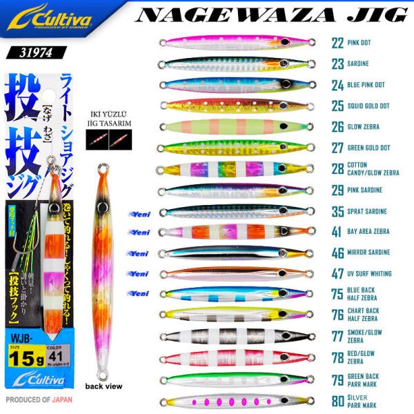 Cultiva 31974 Nagewaza Jig 15g 79