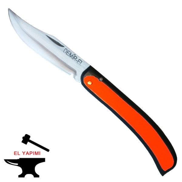 Demir-El Sert Kompakt Turuncu Çakı Büyük