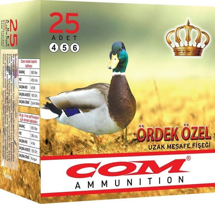 Özkursan Com Ördek Özel Av Fişeği No: 4/5/6