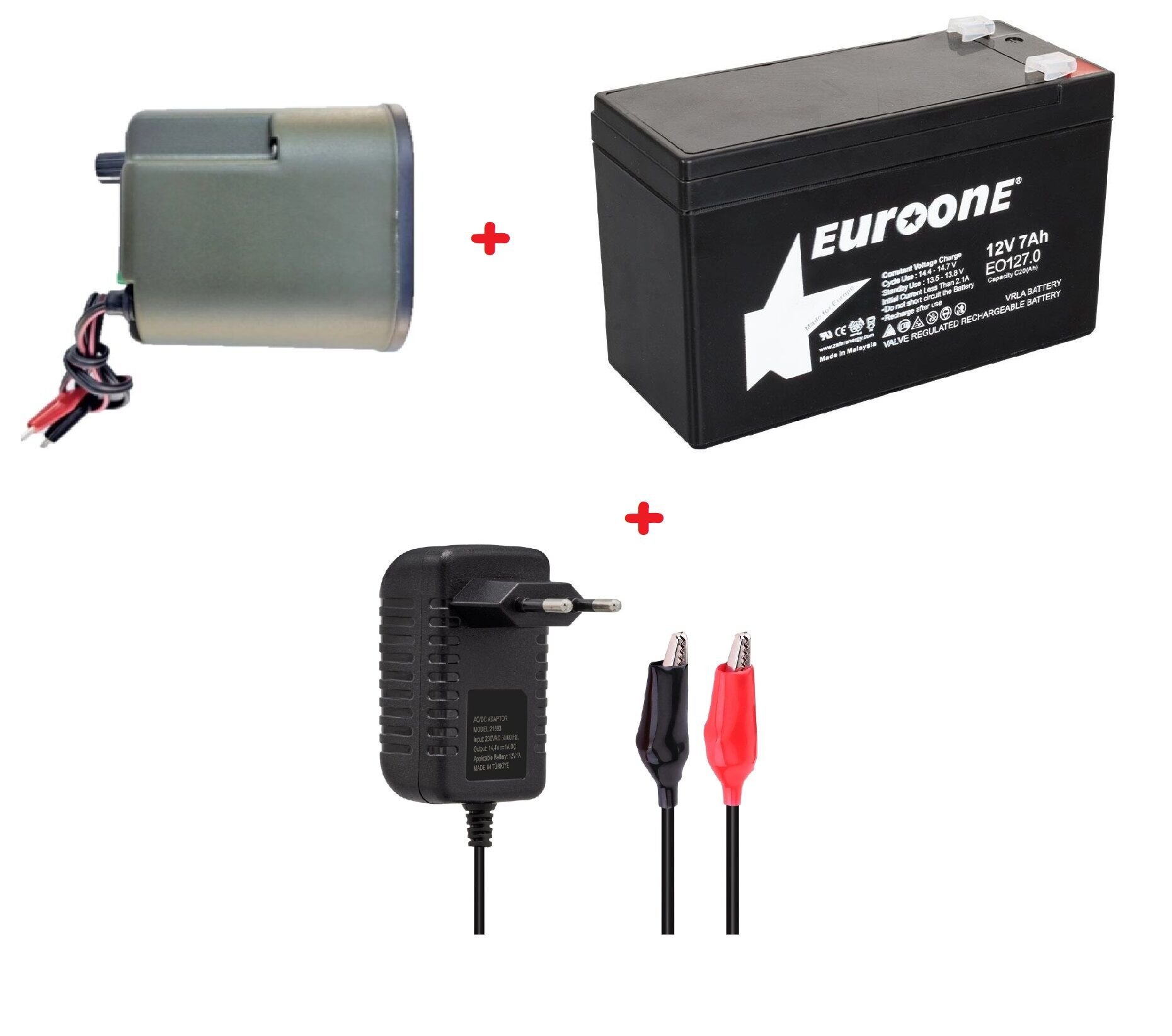 Tek Sesli Bıldırcın Teyip 40 Watt 1. Kalite 12 Volt Akü Ve Şarj Adaptörü Seti