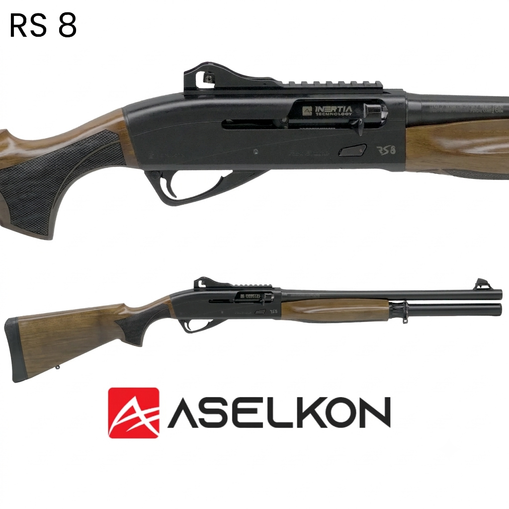 Aselkon Rs8 Ahşap Otomatik Av Tüfeği
