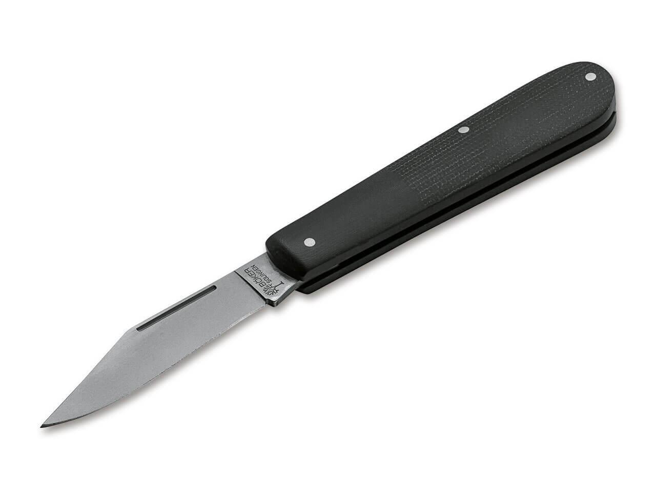 Böker Manufaktur Barlow Integral Canvas Micarta Black Çakı