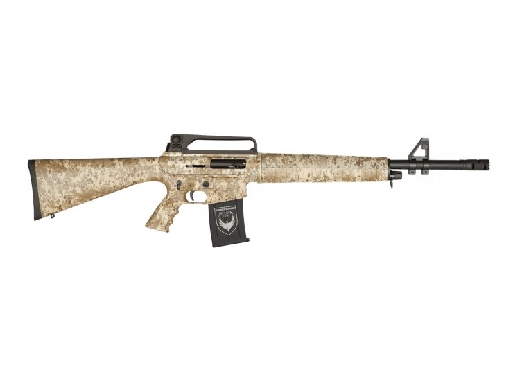 Husan Polimer Kamuflaj 12 Cal. Şarjörlü Av Tüfeği HSK1207