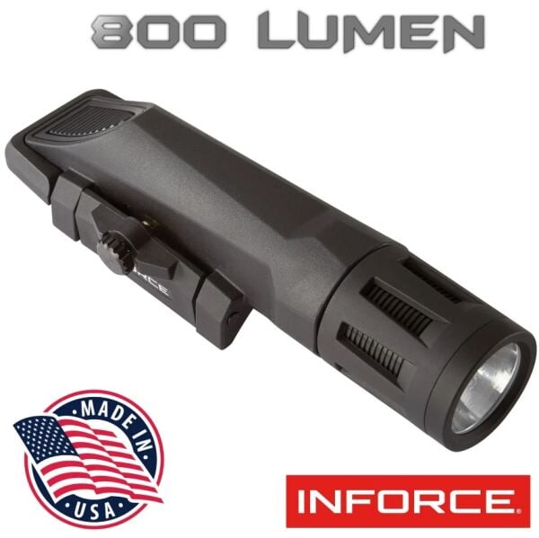 INFORCE WMLX BK GEN2 800LM KABLOSUZ TAKTIK TUFEK FENERI SIYAH IF71003