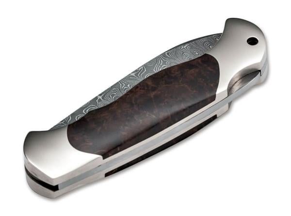 Böker Manufaktur Scout Spearpoint Curly Birch Damascus Çakı