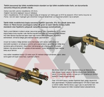 Ata Arms CY Taktik Av Tüfeği 12 Cal. Otomatik Av Tüfeği