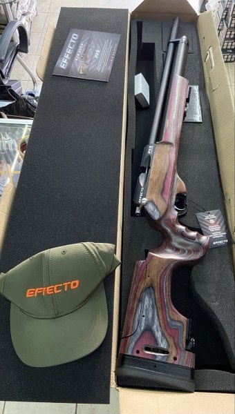 Huğlu Effecto PX5 Sport Lamine Kırmızı  Lw Namlu Pcp Havalı Tüfek