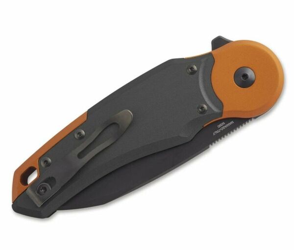 Fox Knives Metamorphosis Wharncliffe M390 Aluminum Black & Orange PVD Çakı