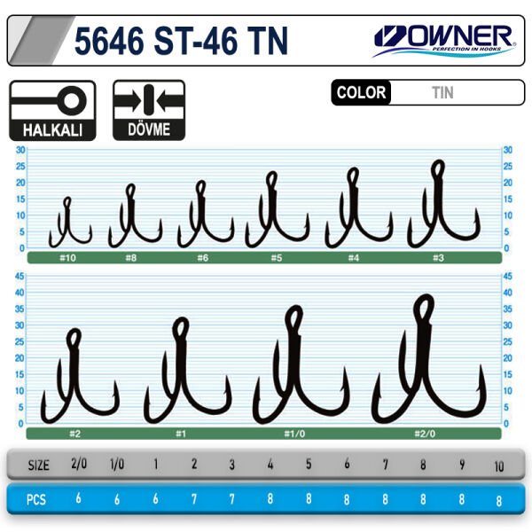 Owner 5646 St-46tn Tin Çarpma İğne 1