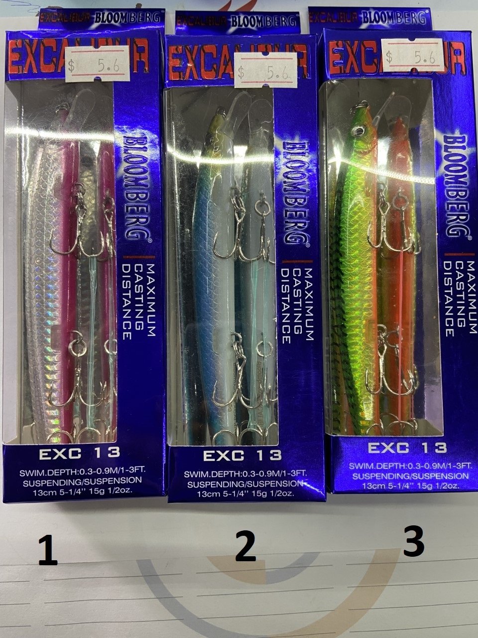 Excalibur Bloomberg 13cm 15gr. Rapala