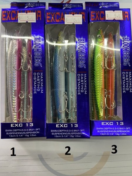 Excalibur Bloomberg 13cm 15gr. Rapala