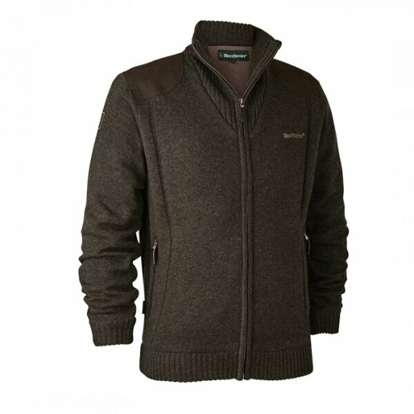 DEERHUNTER Carlisle Knit Kahverengi Hırka - 2XL