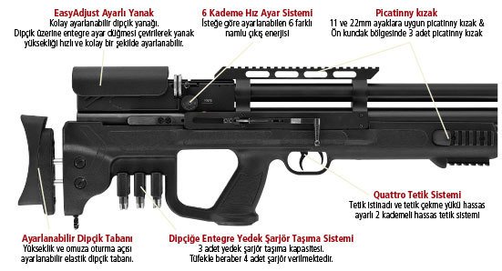 Hatsan Gladıus Pcp Havalı Tüfek
