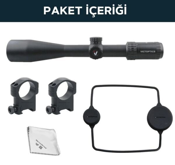 Victoptics S4 6-24x50 SFP Tüfek Dürbünü OPSL-17