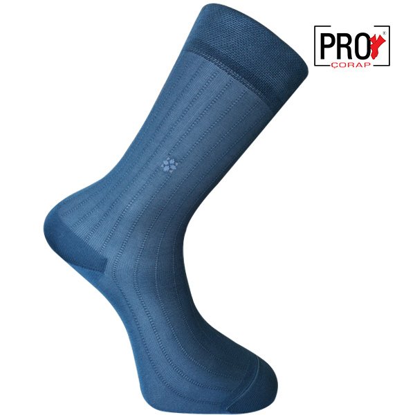 50105 Obsidian Merserize Erkek Çorabı Mavi 41-44