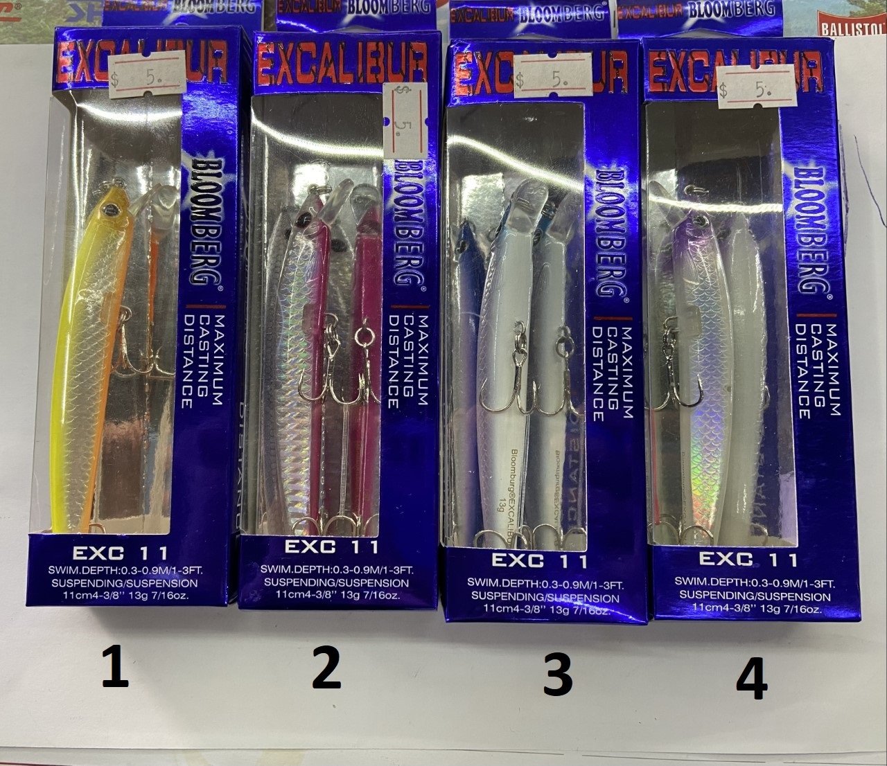 Excalibur Bloomberg 11cm 13gr. Rapala 1