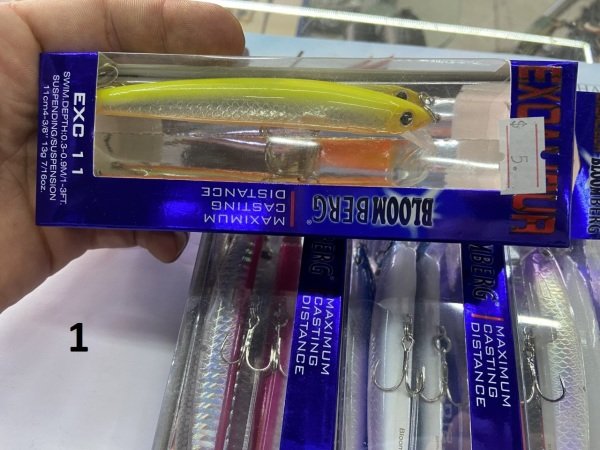 Excalibur Bloomberg 11cm 13gr. Rapala 1