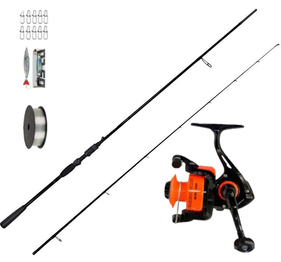 Okuma Psycho Stick Game 220CM Fast 1-7gr 2 Parça Olta Kamışı Bauer Score 200 Kaliteli Lrf Seti