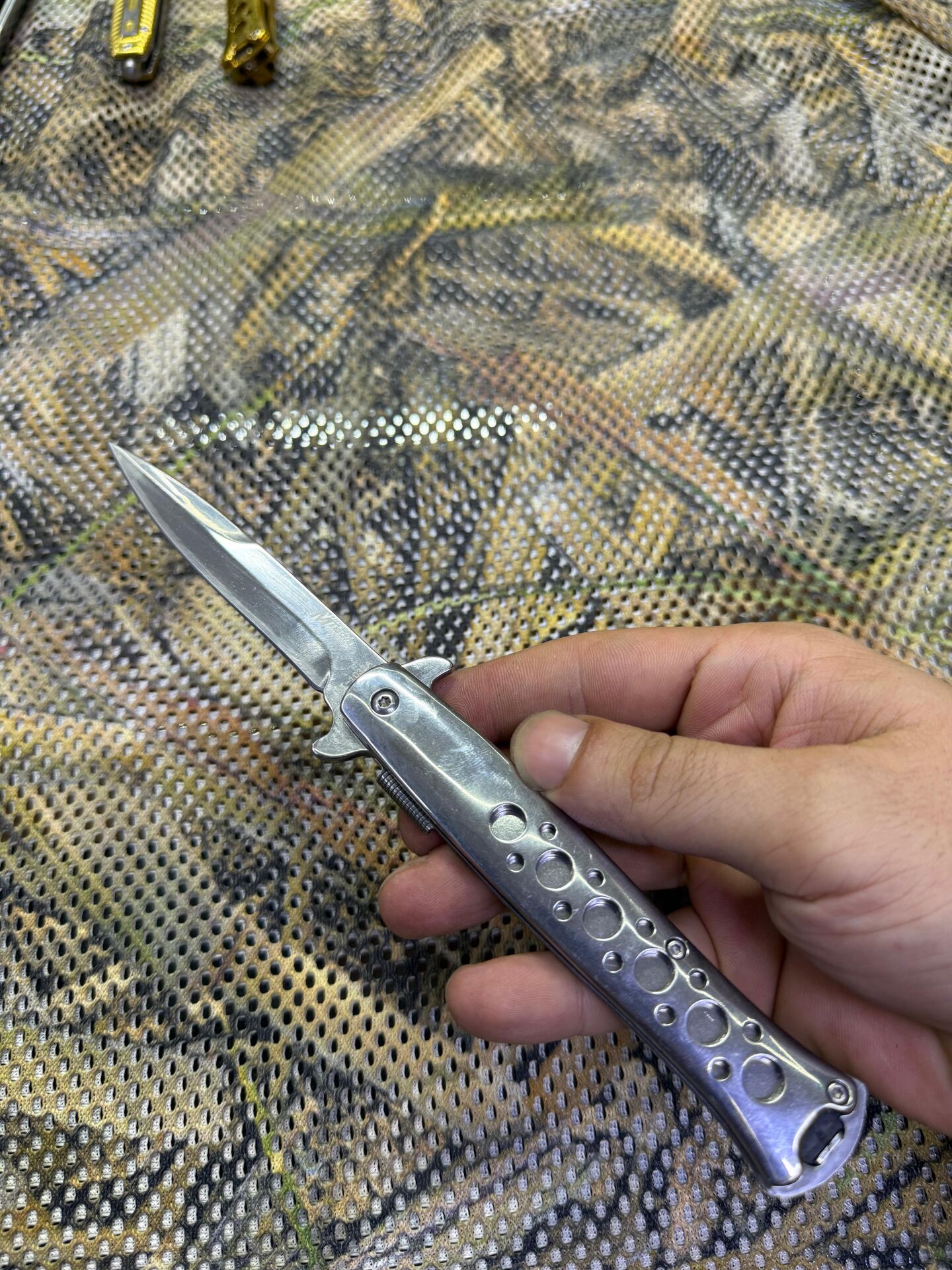 Mtech MT-1033A Beyaz Krom Çakı