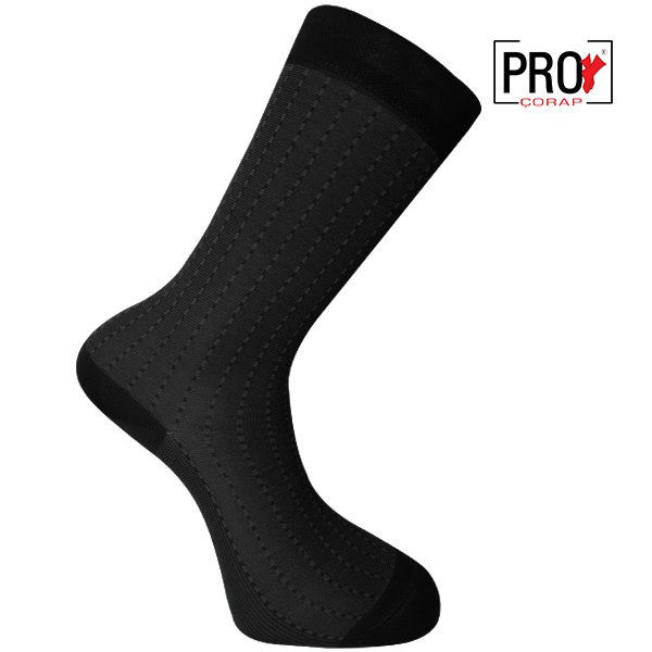 50103 Amber Merserize Erkek Çorabı Siyah 41-44