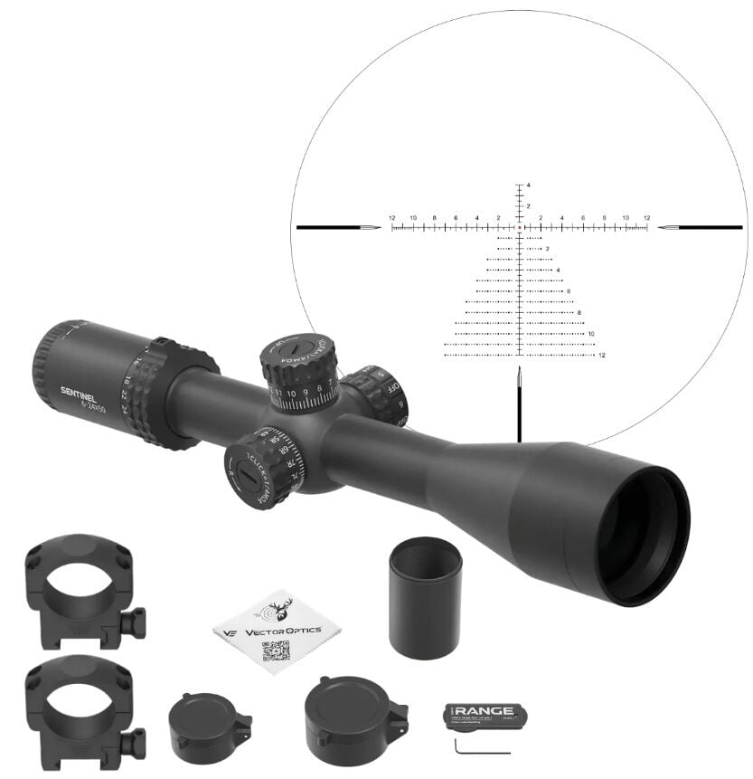 Vector Optics Sentinel GenII 6-24x50 SFP Tüfek Dürbünü SCOL-60
