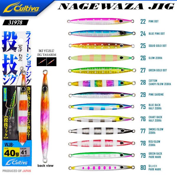 Cultiva 31978 Nagewaza Jig 40g 75