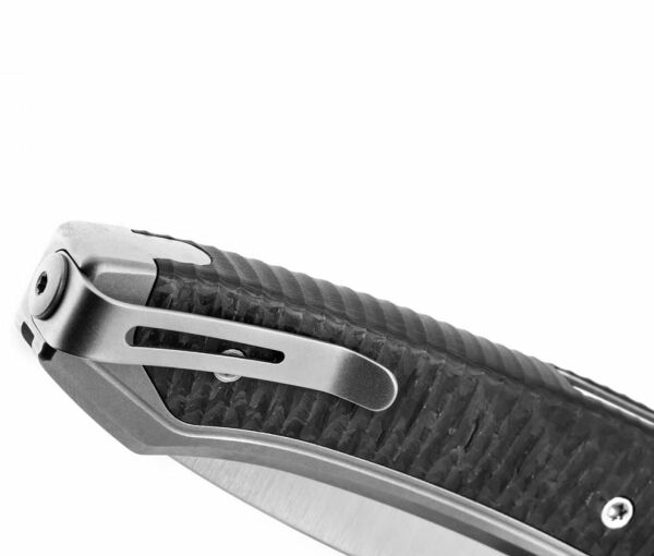Lionsteel Twain- Gray Titanium / Carbon Fiber Çakı