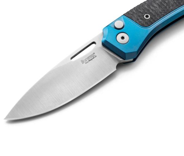 Lionsteel Twain-Blue Titanium / Carbon Fiber Çakı