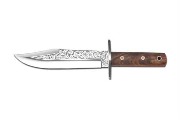 Bora 502 C Paladin Ceviz Saplı Gravürlü Bıçak