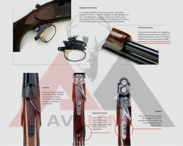 Ata Arms SP Silver Çelik Kasa 12 Cal. Süperpoze Av Tüfeği