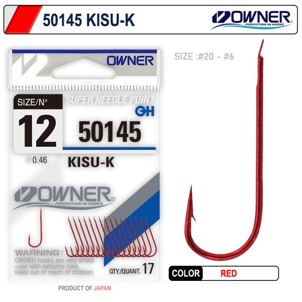 Owner 50145 Kisu-K Red İğne 20