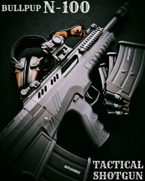 Derya N-100 12 Cal. Bullpup Şarjörlü Av Tüfeği