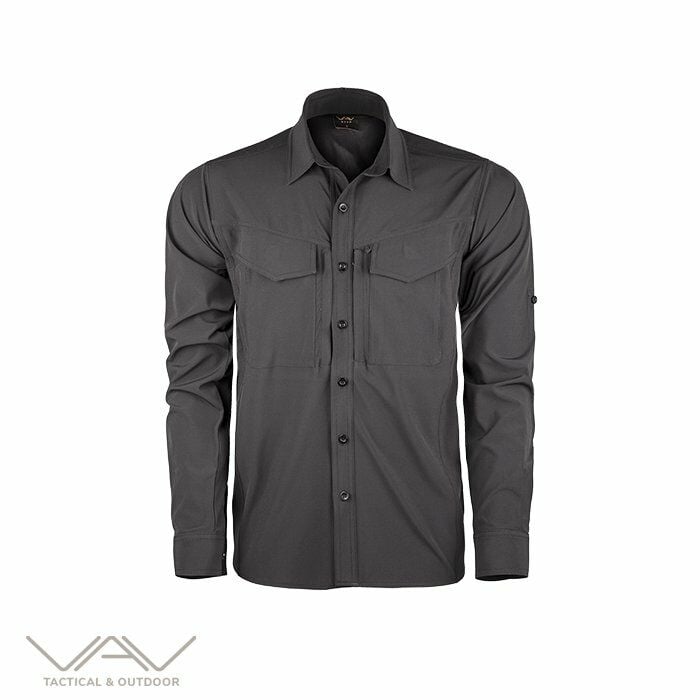 VAV Uzun Kol Gömlek Tacflex-01 Füme XS