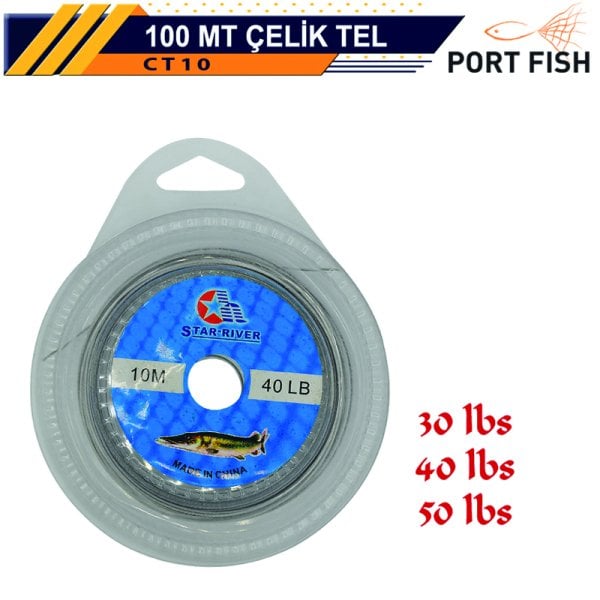 Portfish Çelik Telli 10 metre