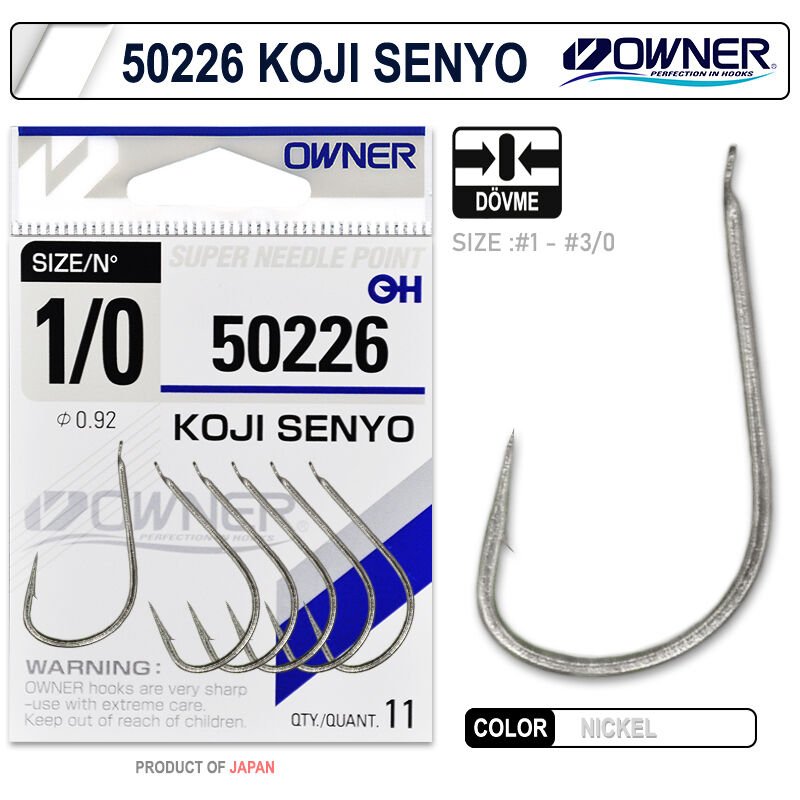 Owner 50226 Koji Senyo White İğne 3-0