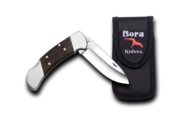 Bora 205 WP Büyük Boy Yuvarlak Uçlu Wenge Saplı Çakı