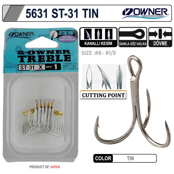 Owner 5631 St-31tn Tin Çarpma İğne 8