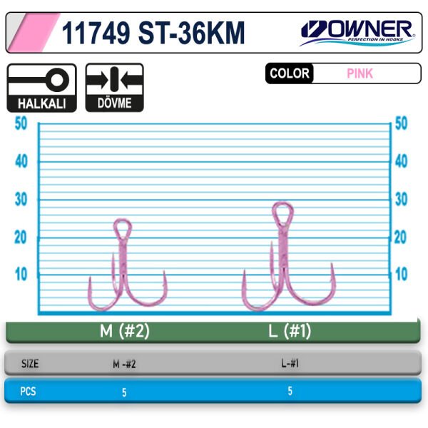 Cultiva 11749 ST-36KM Üçlü İğne L