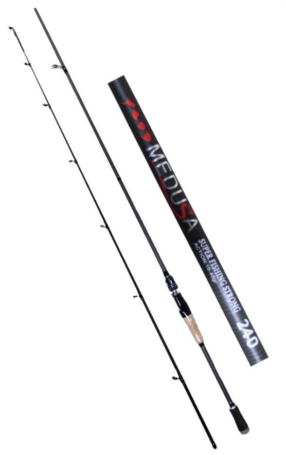 Balza Medusa 240Cm 10-40 Aksiyon Mantar Saplı Karbon Spin Kamış