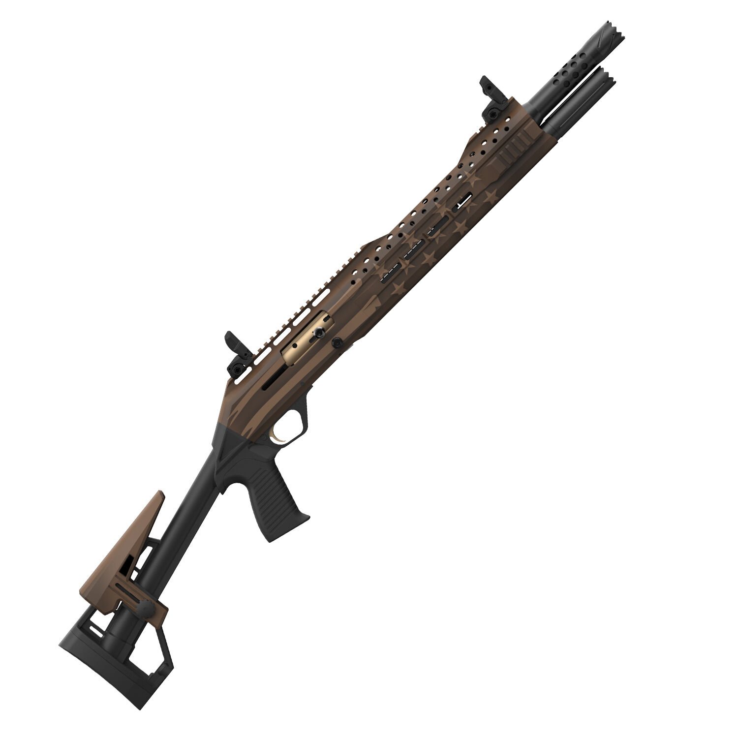 Serengeti SR 22 Bronz Yıldızlı Şarjörlü Av Tüfeği 12 Kalibre