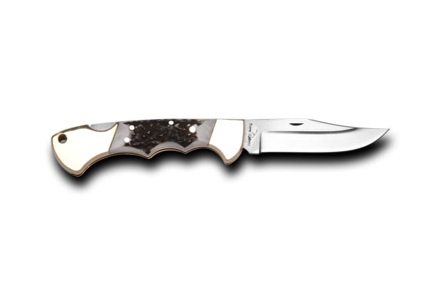 Bora 211 BG Ergonomik Boynuz Saplı Çakı