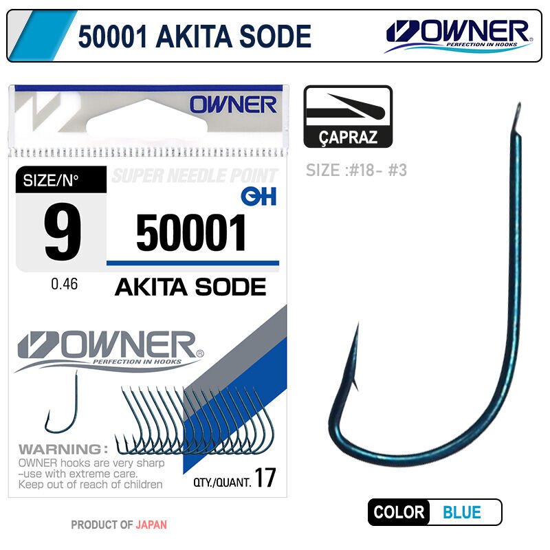 Owner 50001 Akita Sode Blue İğne 10