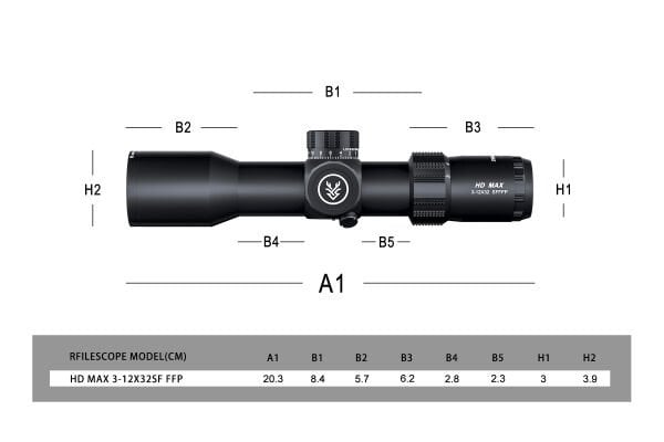 SWAMP DEER HD MAX 3-12X32 SF FFP TÜFEK DÜRBÜNÜ