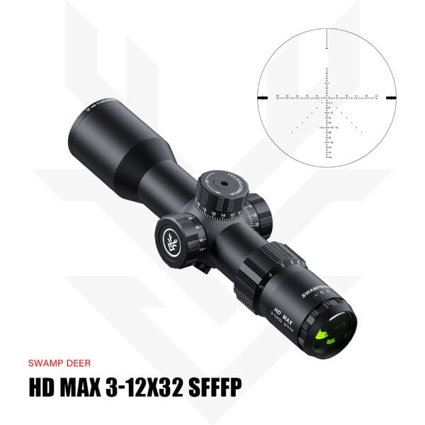 SWAMP DEER HD MAX 3-12X32 SF FFP TÜFEK DÜRBÜNÜ