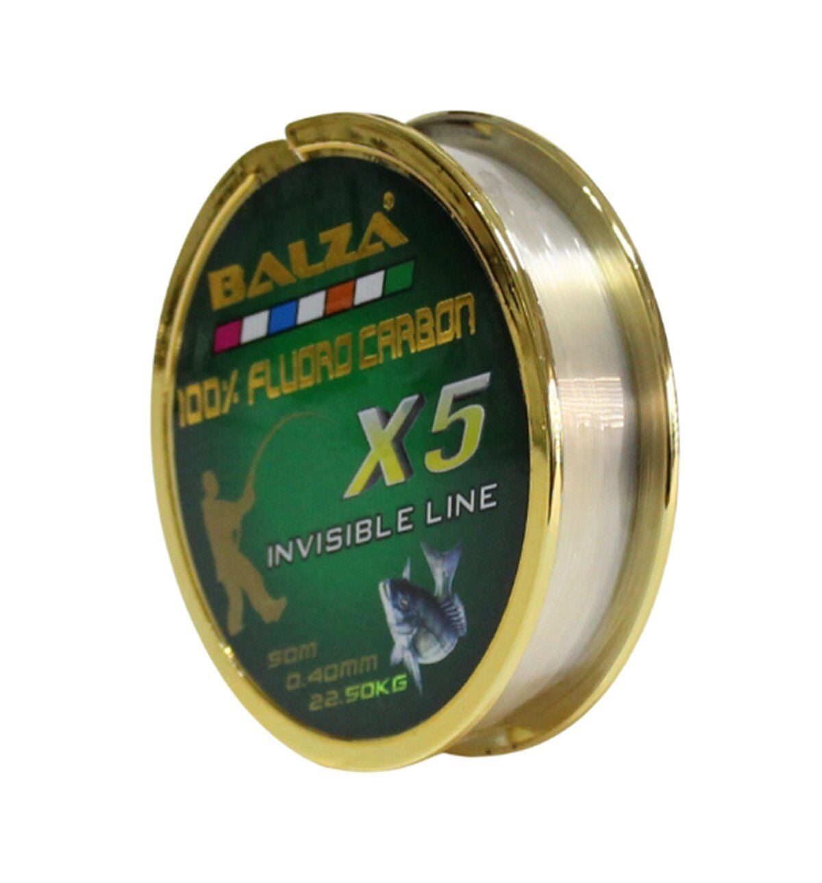 Balza X5 %100 Floro Carbon 0.18MM 50 Metre Misina