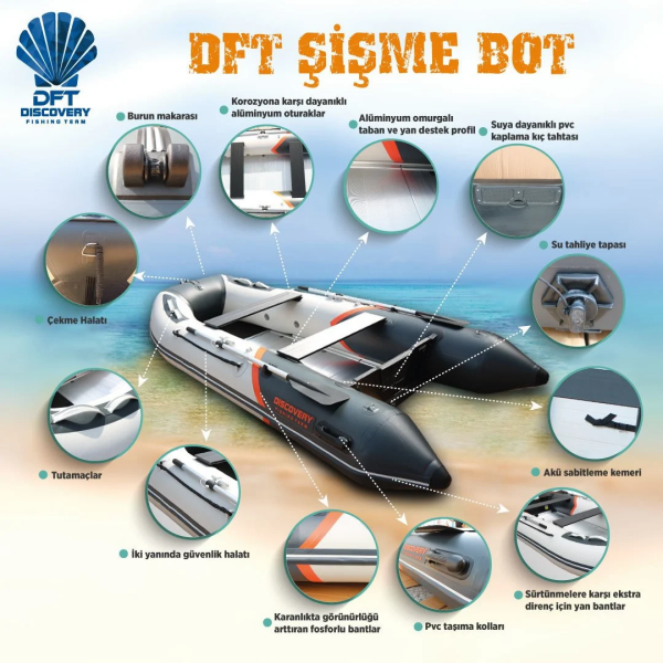 DFT DISCOVERY Şişme Bot MX300AL 300cm  Seri